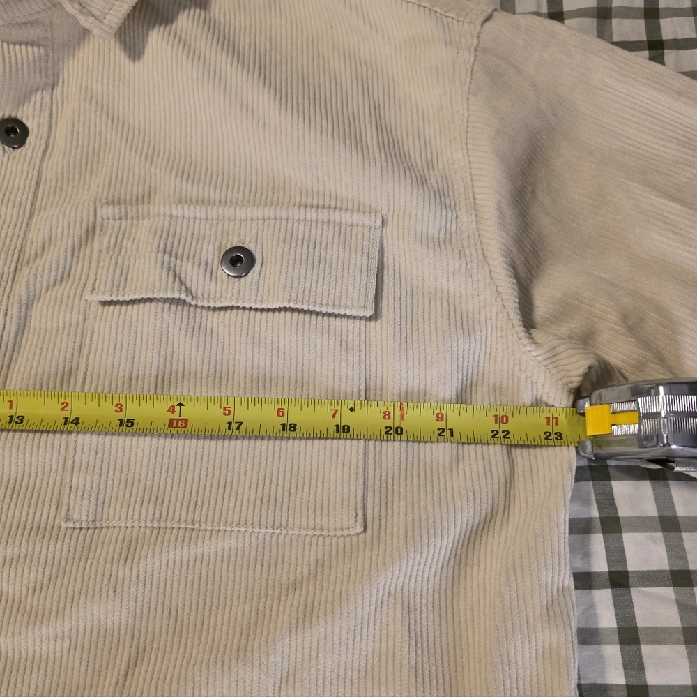 Forever 21 Cream Corduroy Shirt - Picture 7 of 8